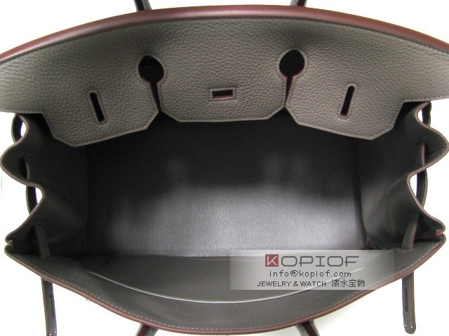 エルメス バーキン35 トリヨンクレマンス エタン(金具:シルバー) her461